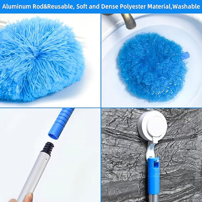 Ceiling Fan Duster Retractable Ceiling Cleaner Reusable Microfiber Ceiling Fan