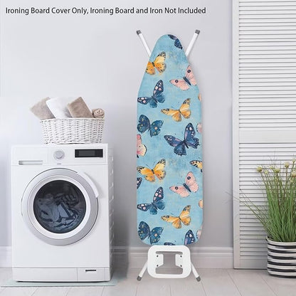 Blue Butterflies Ironing Board Cover