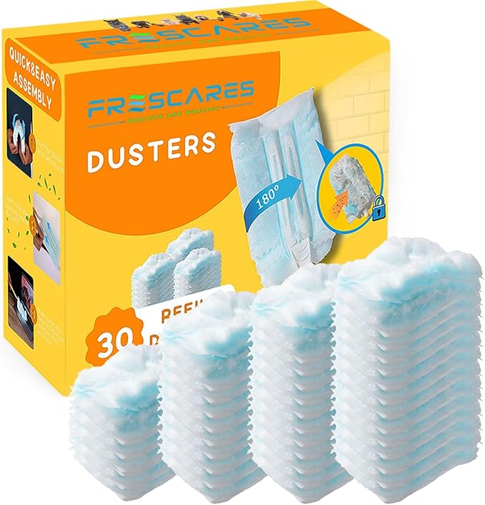 Duster Refills, Static Dust Removal Brush Disposable Replacement Head Compatible