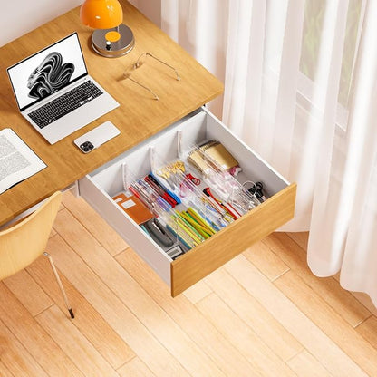 Yieach 5 Pack 6 Inch Tall Acrylic Drawer Divider