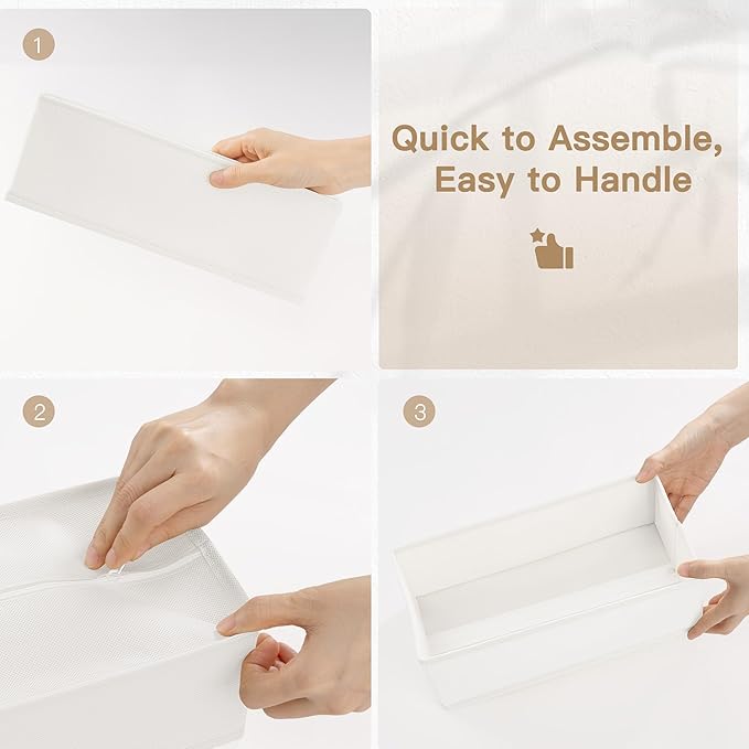 Criusia Drawer Organizer Clothes, 14 Pack Dresser Organizer