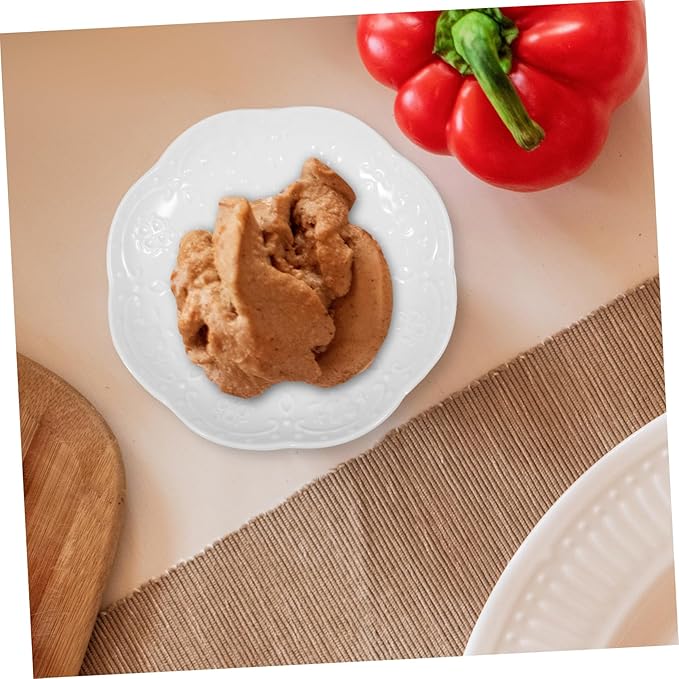 2sets Ceramic Appetizer Plates Elegant Sauce Bowls for Dipping Seasoning Dish for Home Restaurant Hotel Travel and Stylish Tableware 2pcs*2