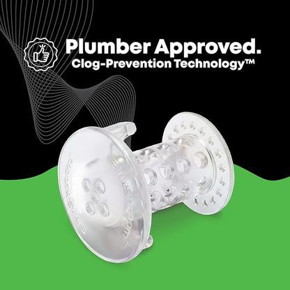 SinkShroom SSCLE988 The Revolutionary Sink Drain Protector Hair