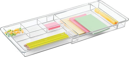 iDesign Clarity Expandable Drawer Organizer