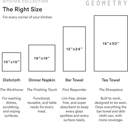 GEOMETRY Kitchen Tea Towels