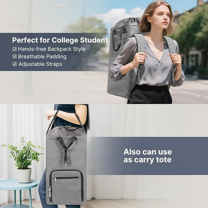 Bukere Laundry Backpack for College Students Dorm Essentials, Extra Large 90L