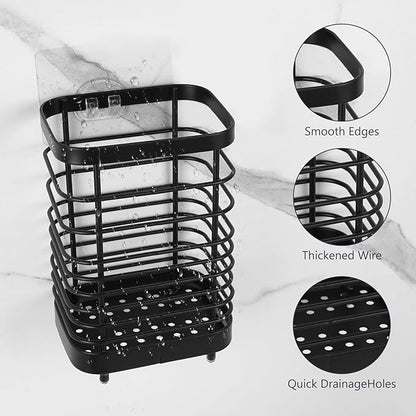 Wall Mount Toothbrush Holder for Bathroom, Stainless Steel Rustproof Toothbrush
