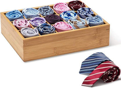 GOBAM Bamboo Closet Drawer Divider