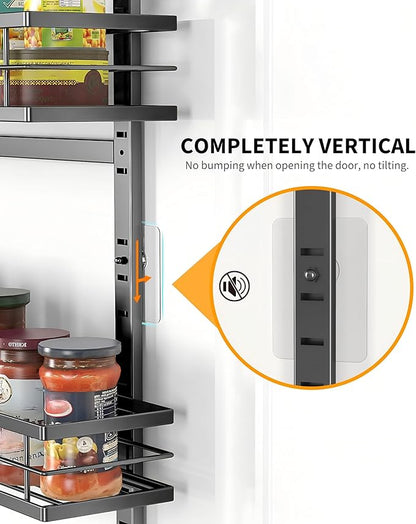 Moforoco White 9-Tier Over The Door Pantry Organizer, Pantry Organization And