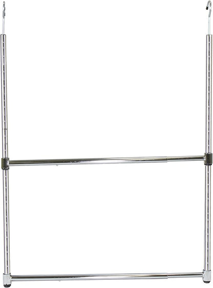 Oceanstar ACR1538C 2-Tier Portable Adjustable Rod Closet Hanger