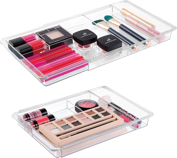 iDesign Clarity Expandable Drawer Organizer