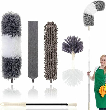 Microfiber Duster Kit High Reach Ceiling Fan Duster