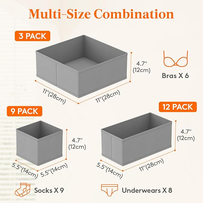 Lifewit Drawer Organizer Clothes