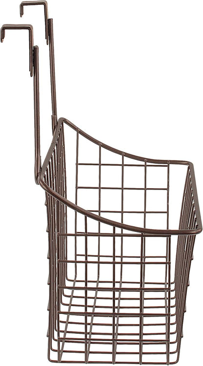Spectrum Medium Cabinet Door Wire Basket Grid Over Cabinet Organizer Bronze