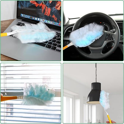 Duster Refills, Static Dust Removal Brush Disposable Replacement Head Compatible