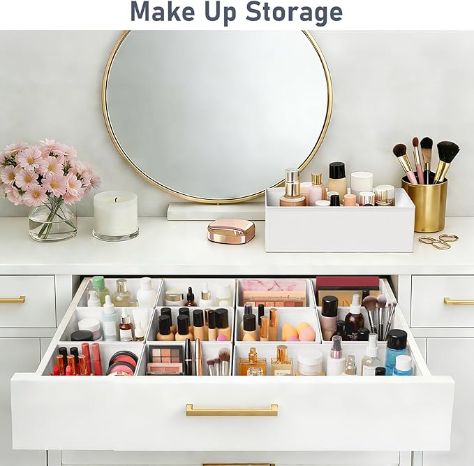 DIMJ Drawer Organizer Clothes Storage