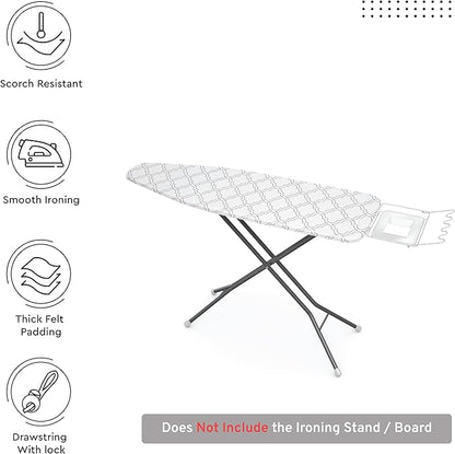 Encasa XO Ironing Board Cover and Pad 49"x18"