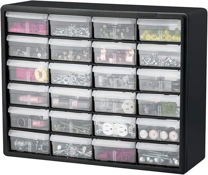 Akro-Mils 24-Drawer Plastic Drawer Storage Cabinet