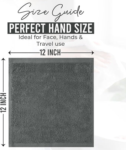 DAN RIVER 24 Pack Wash Cloths for Showering