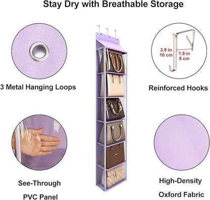 Lirex Over The Door Purse Organizer & Purse Shelf