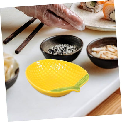 Cabilock Ceramic Dipping Sauce Plate for Appetizers Charcuterie Plates Soy Sauce Dishes