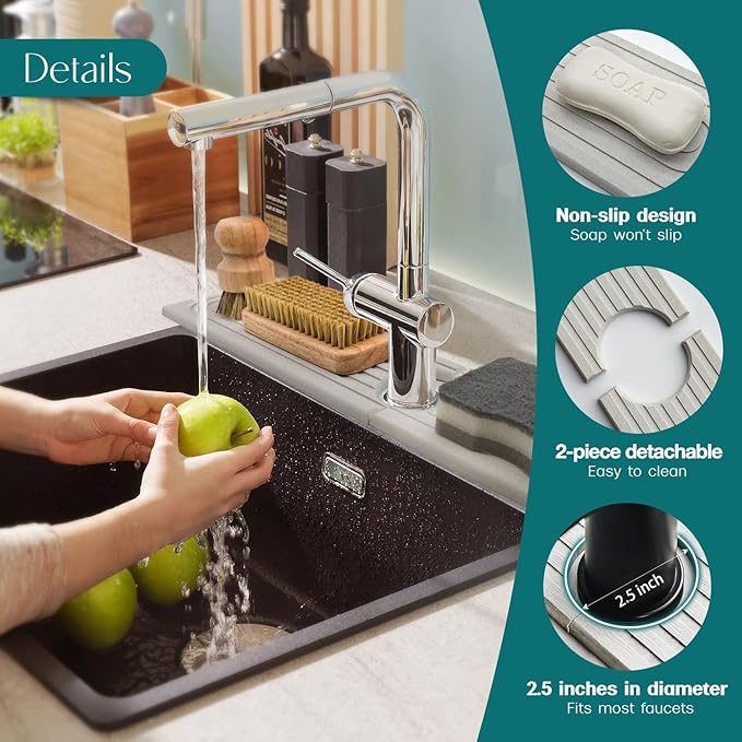 Diatomite Kitchen Faucet Mat