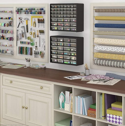 Akro-Mils 24-Drawer Plastic Drawer Storage Cabinet
