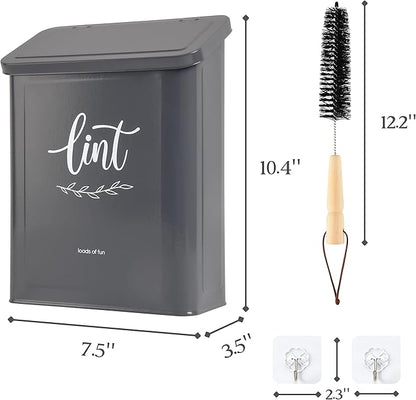 PERFNIQUE Magnetic Lint Bin for Laundry Room