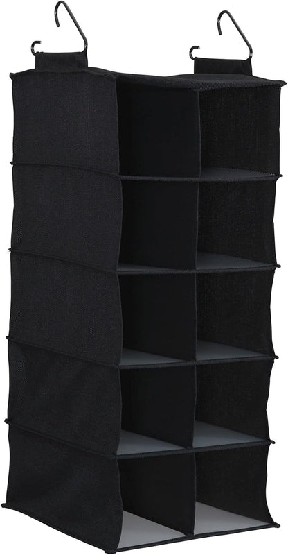 Household Essentials 10 Pocket Hanging Shoe Closet Organizer