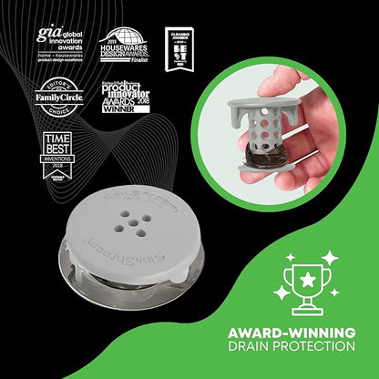 SinkShroom The Revolutionary Sink Drain Protector Hair Catcher/Strainer/Snare