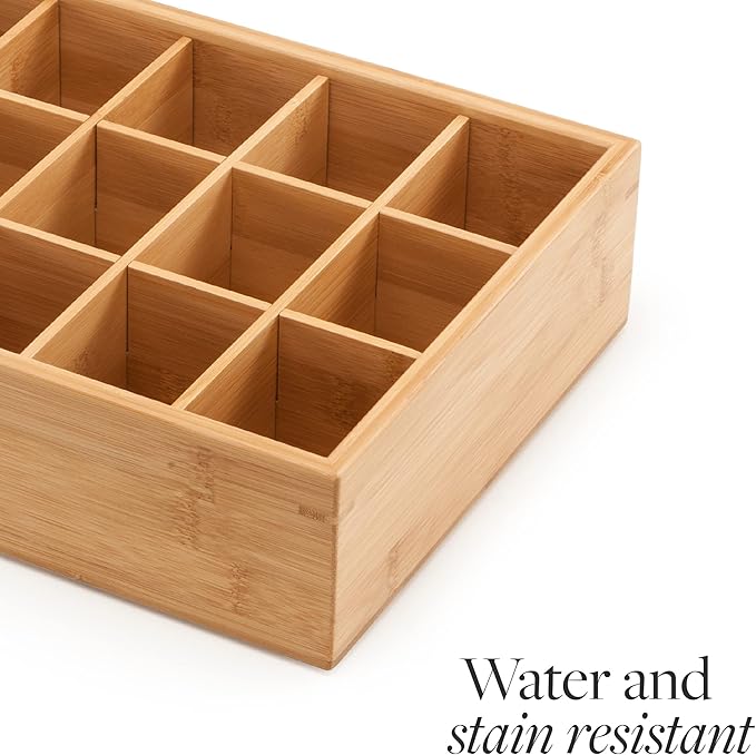 GOBAM Bamboo Closet Drawer Divider