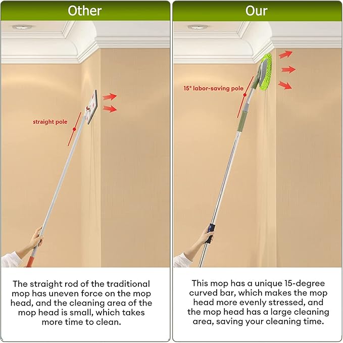 Wall Cleaner, Max 66'' Wall Mop