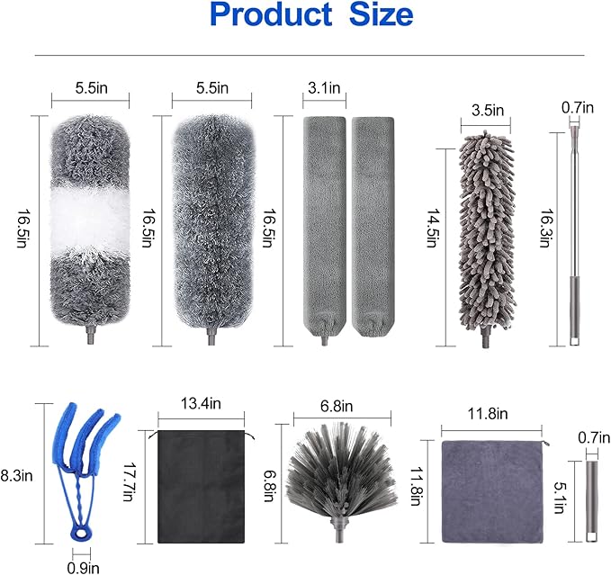 Microfiber Duster Kit