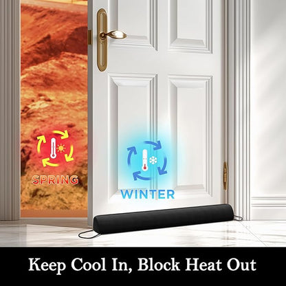 Sunolga Door Draft Stopper Blocks Hot and Cold Air