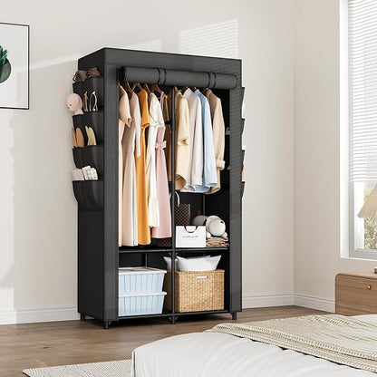 Portable Closet for Hanging Clothes, Portable Wardrobe Closet