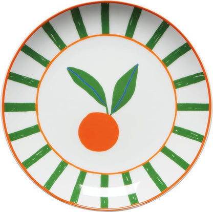 Jubilee Porcelain Tropical Appetizer Plates, Set of 4