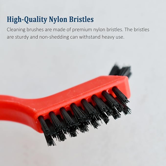 6pcs Nylon Brushes for Cleaning, Small Cleaning Brushes for Tight Spaces