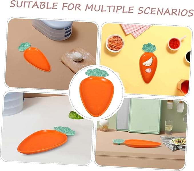 ABOOFAN Unique Carrot Sauce Dish Ceramic Seasoning Plate Appetizer Bowl Japanese Kitchenware Easy Clean