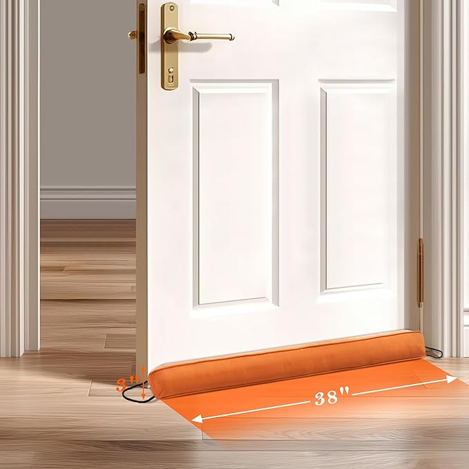 Sunolga Door Draft Stopper Blocks Hot and Cold Air