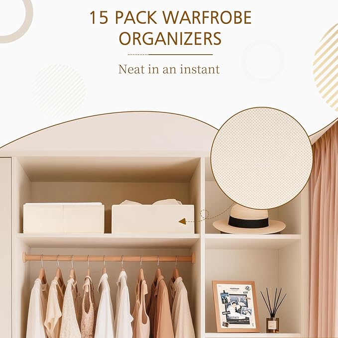 Criusia 15 Pack Drawer Organizer