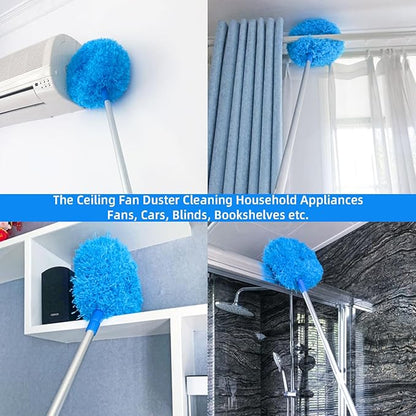 Ceiling Fan Duster Retractable Ceiling Cleaner Reusable Microfiber Ceiling Fan
