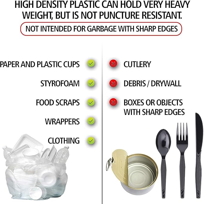 Aluf Plastics 10 Gallon Trash Bags