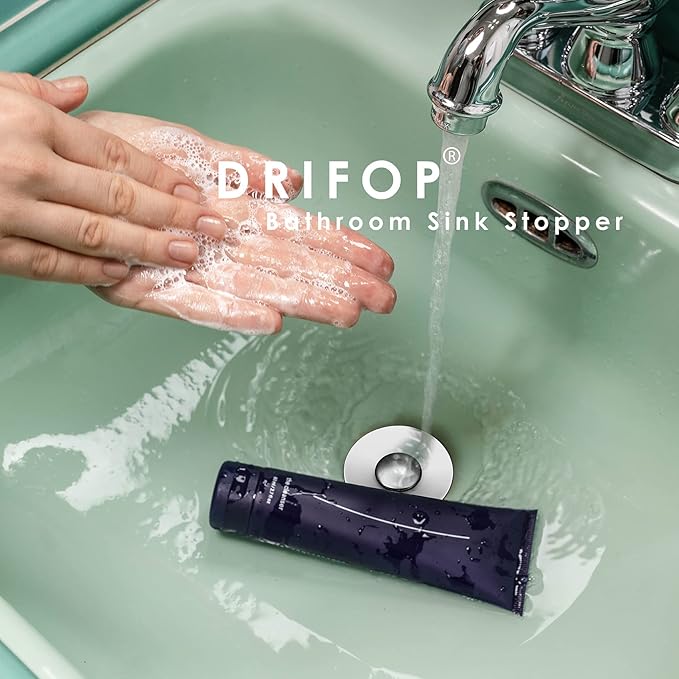 Universal Bathroom Sink Stopper, Basin Pop-up Bathroom Sink Drain Strainer