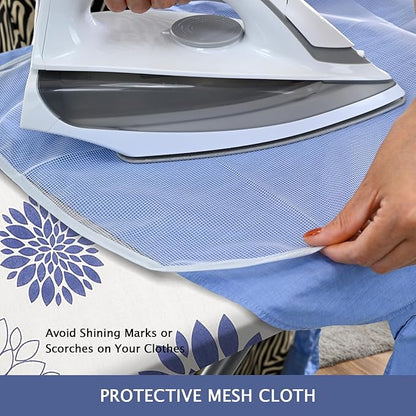 SheeChung Ironing Board Cover and Pad 18“x49”, Thick Scorch Resistant Padding