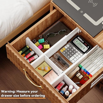 REBECAT 12 Pack Drawer Dividers