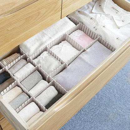 acDesign 40Pcs Grid Drawer Dividers, Adjustable Drawer Organizer