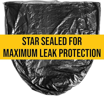 Aluf Plastics - COEX 3 Ply Garbage Bags, 33 Gallon, 1.5 Mil
