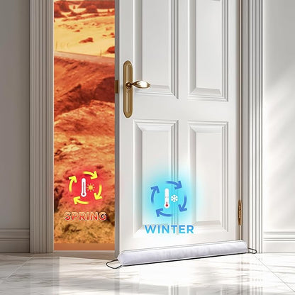 Sunolga Door Draft Stopper Blocks Hot and Cold Air
