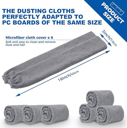 6pcs Dusters Replacement Cloth Retractable Gap Dust Cleaner Cloths, Reusable