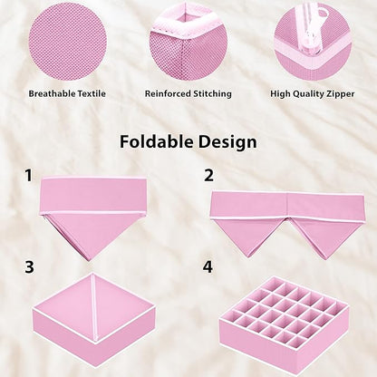 Simple Houseware 4-Pack Drawer Organizer Set
